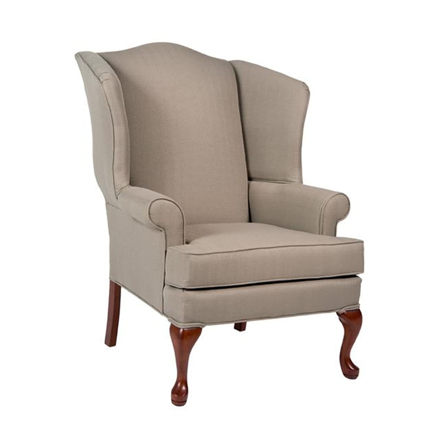 Comfort Pointe Beige Erin Wing Back Chair